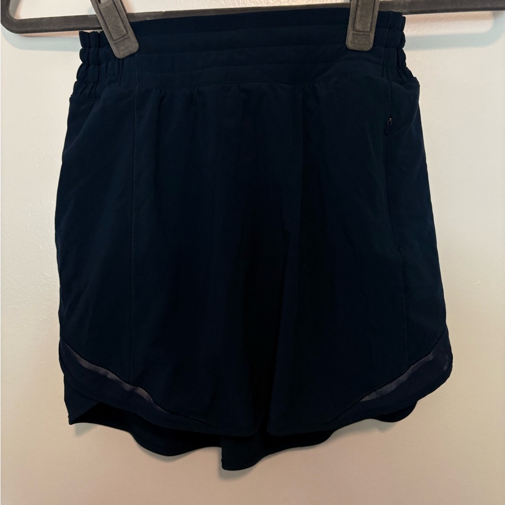 Lululemon Hotty Hot High Rise Navy Skirt - 4 Long